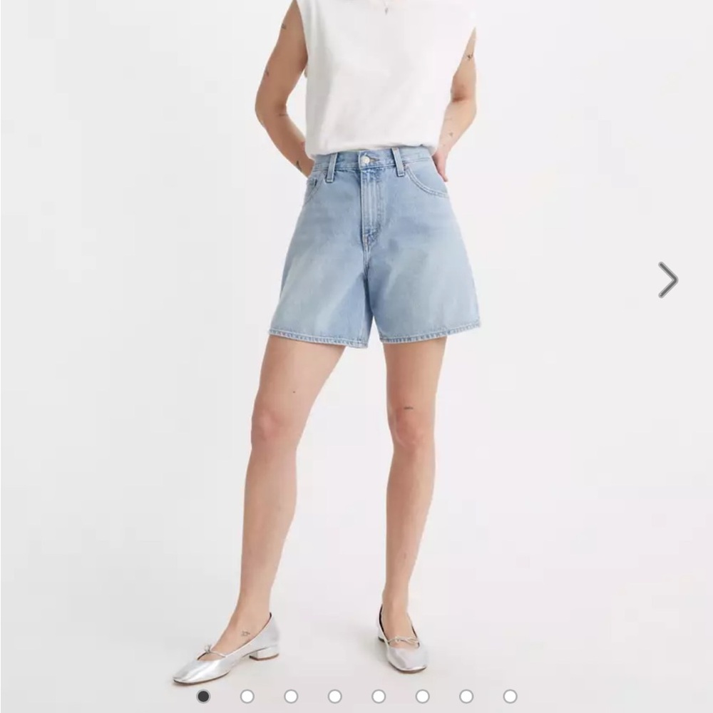 Levi’s High Rise Baggy Shorts - Far and Wide wash